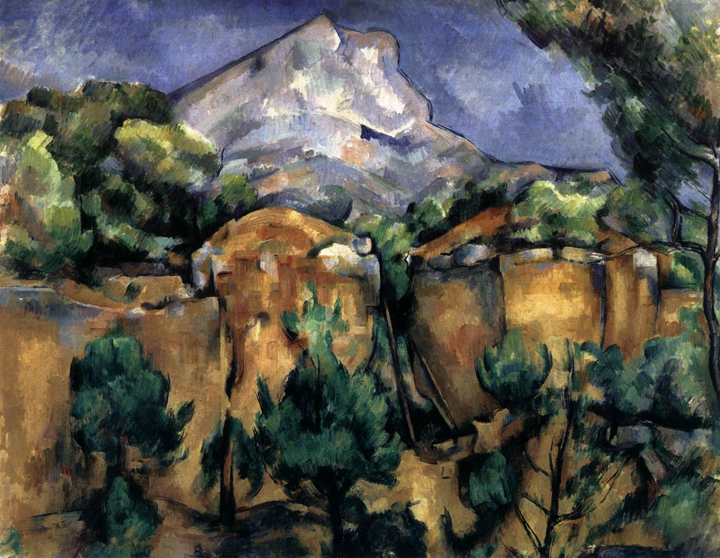 Mont Sainte-Victoire by CÉZANNE, Paul