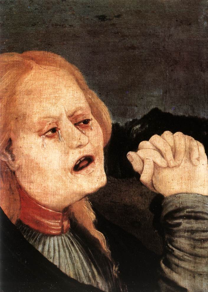 The Lamentation (detail) by GRÜNEWALD, Matthias