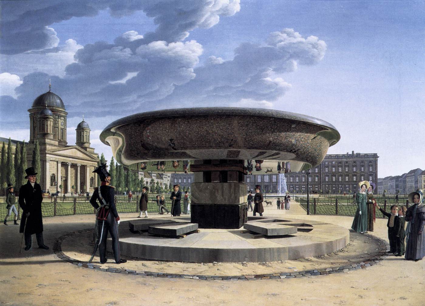 Granite Basin in the Lustgarten by HUMMEL, Johann Erdmann