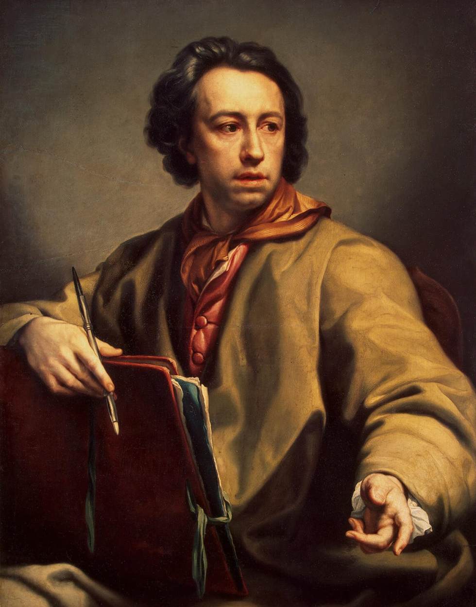 Self-Portrait by MENGS, Anton Raphael