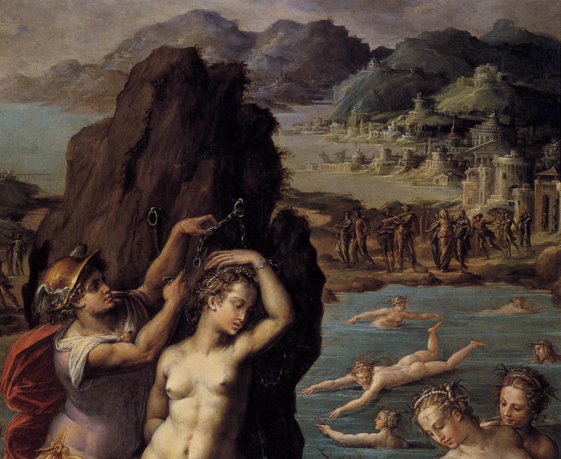 Perseus and Andromeda (detail) by VASARI, Giorgio