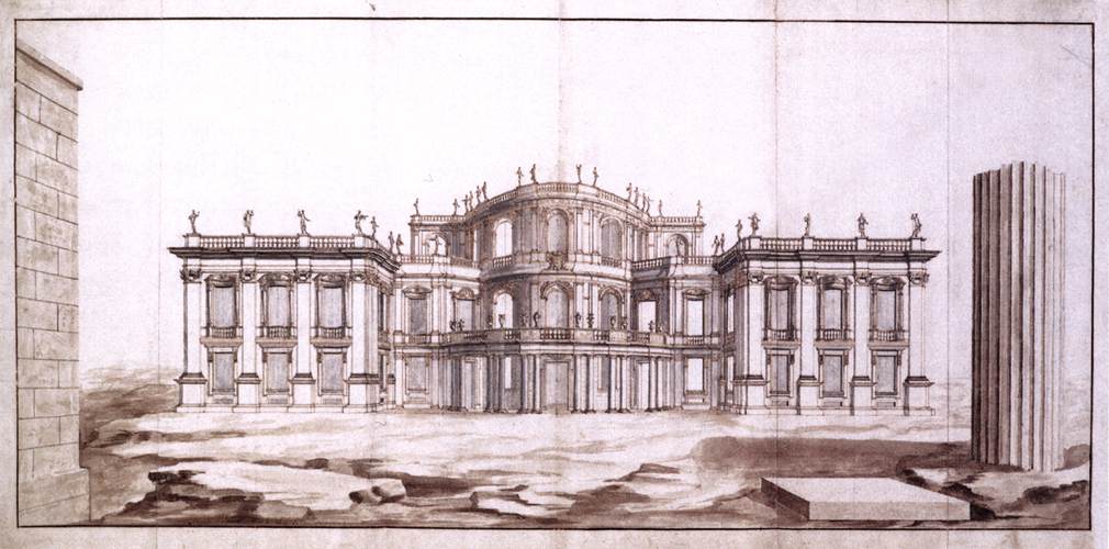 Façade of a Garden Pavilion by FISCHER VON ERLACH, Johann Bernhard