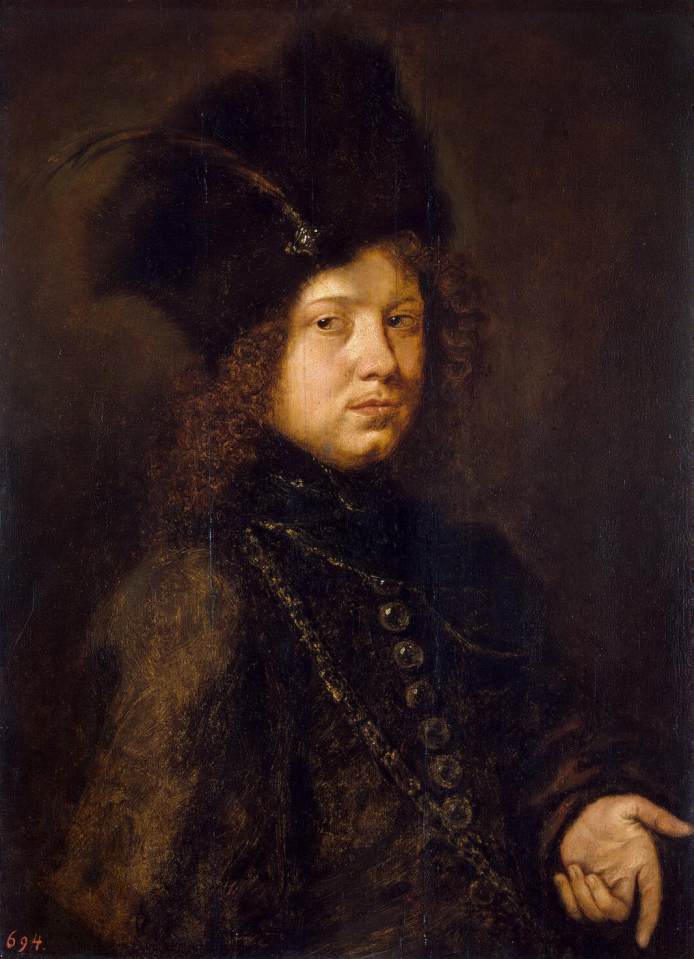 Portrait of a Young Man in a Fur Hat by PAUDISS, Christoph