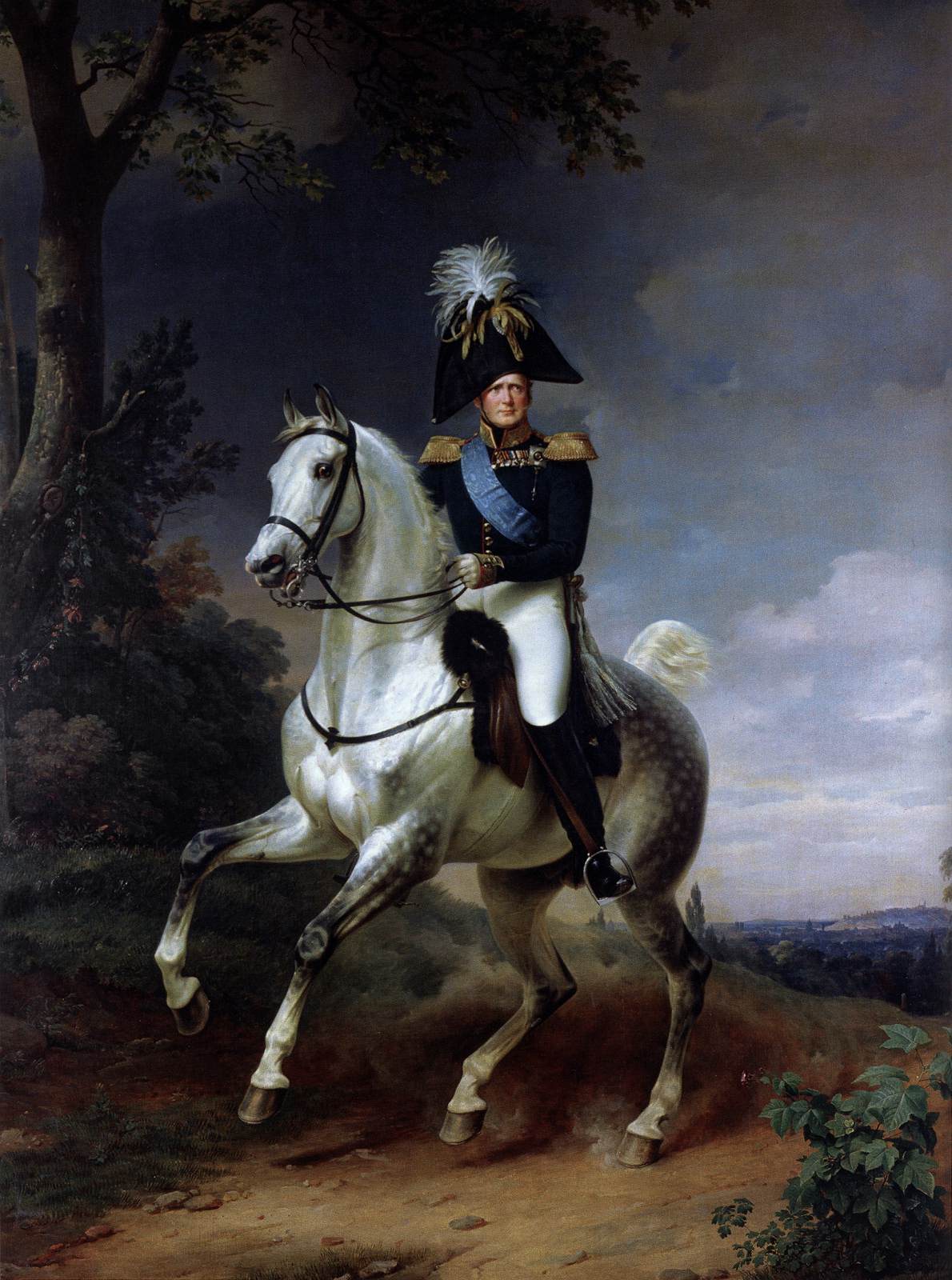 Equestrian Portrait of Alexander I by KRÜGER, Franz