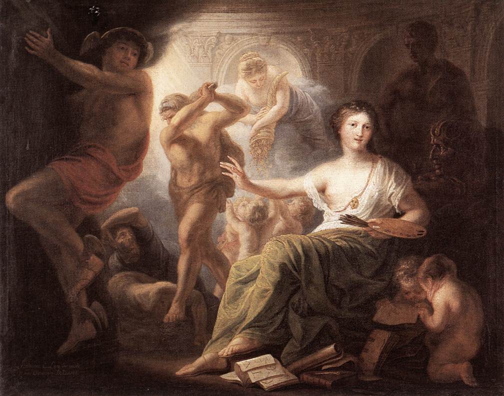 Hercules Protects Painting from Ignorance and Envy by