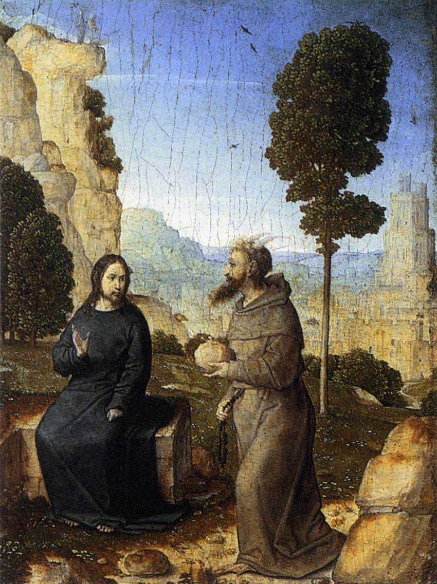 The Temptation of Christ by JUAN DE FLANDES