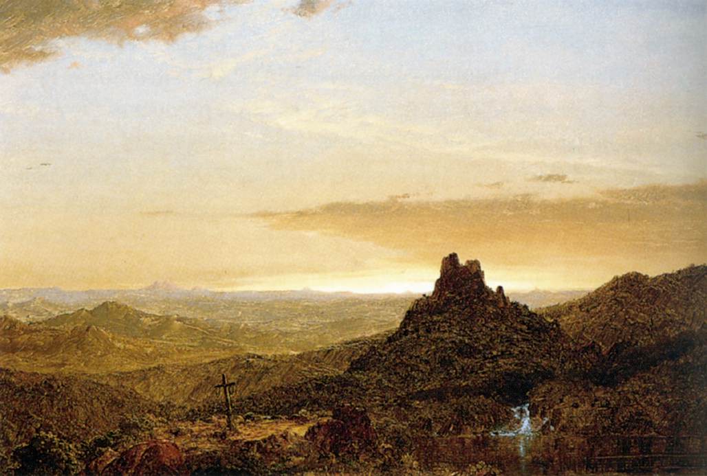 Cross in the Wilderness by CHURCH, Frederic Edwin