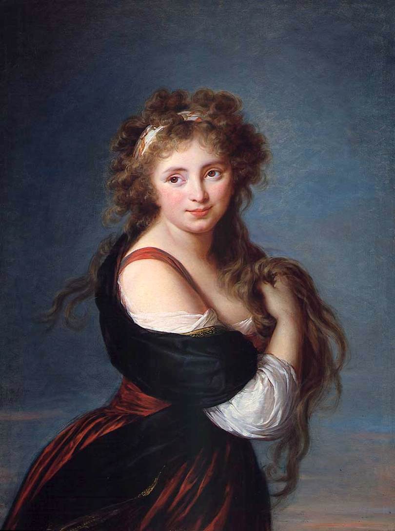 Portrait of Hyacinthe Gabrielle Roland by VIGÉE-LEBRUN, Élisabeth