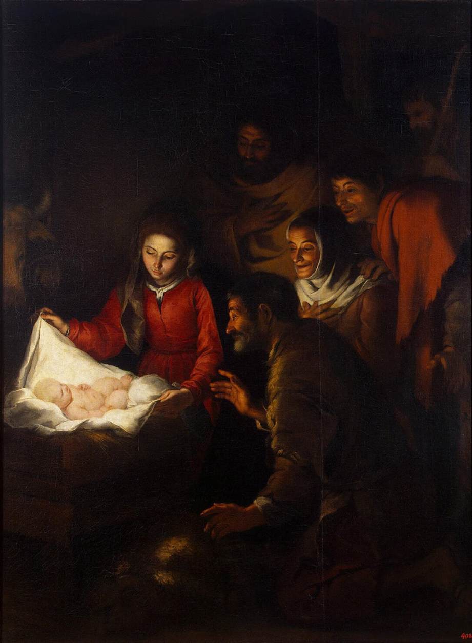 Adoration of the Shepherds by MURILLO, Bartolomé Esteban