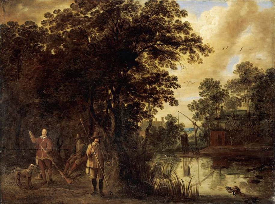 River Landscape by MEULENER, Pieter