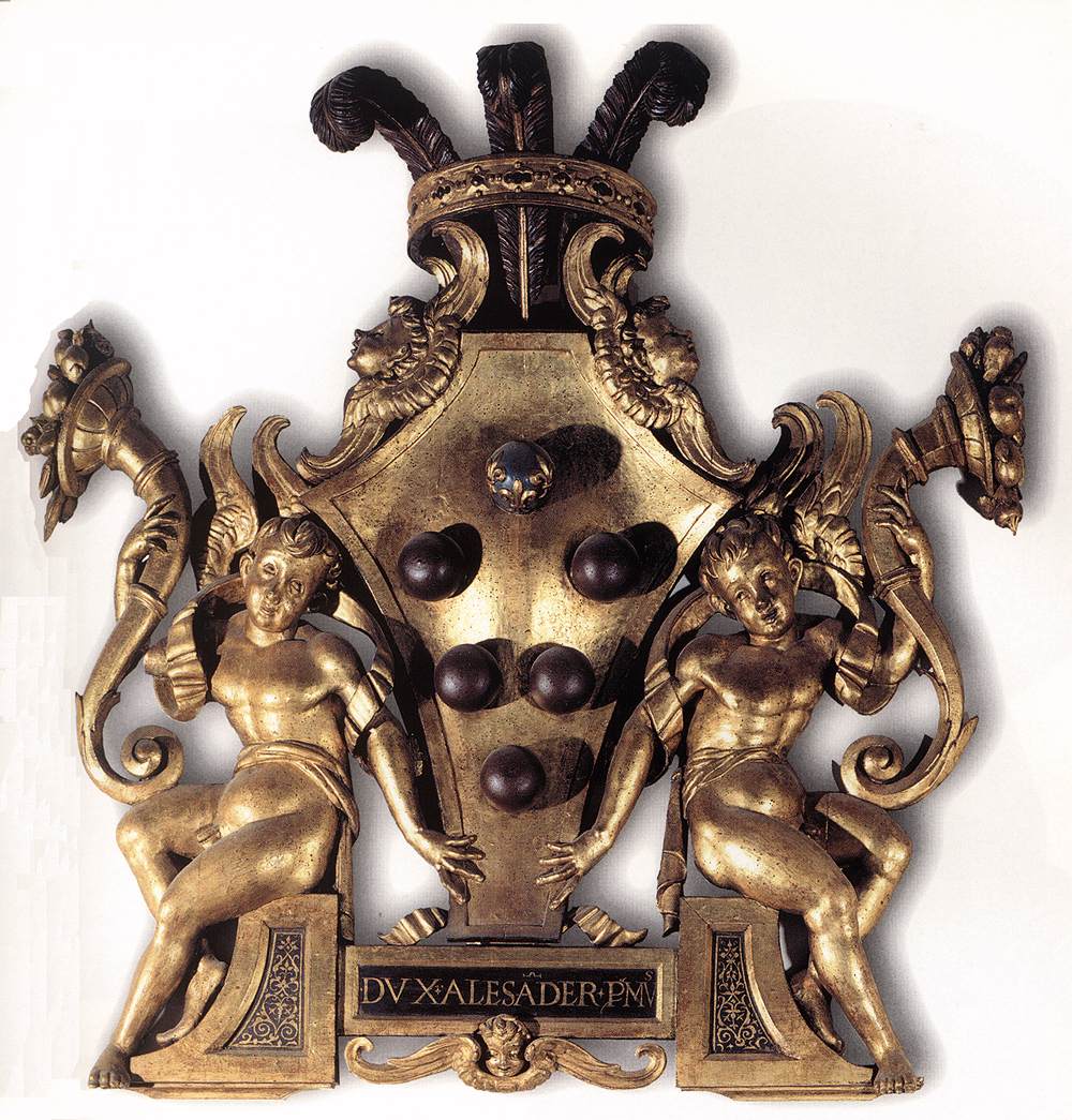 Coat-of-Arms of Duke Alessandro de' Medici by BACCIO d'Agnolo