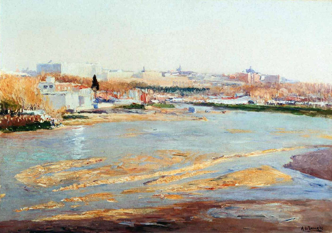 The River Manzanares by BERUETE, Aureliano