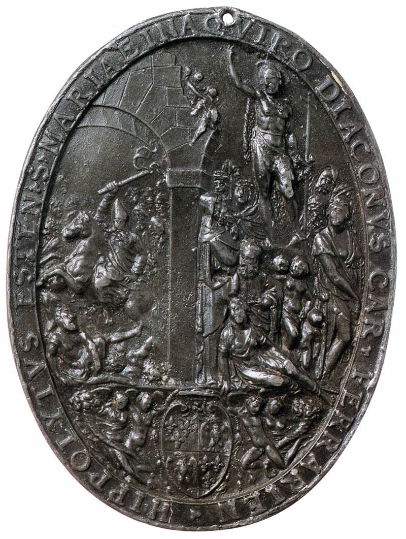 Seal of Cardinal Ippolito d'Este by CELLINI, Benvenuto