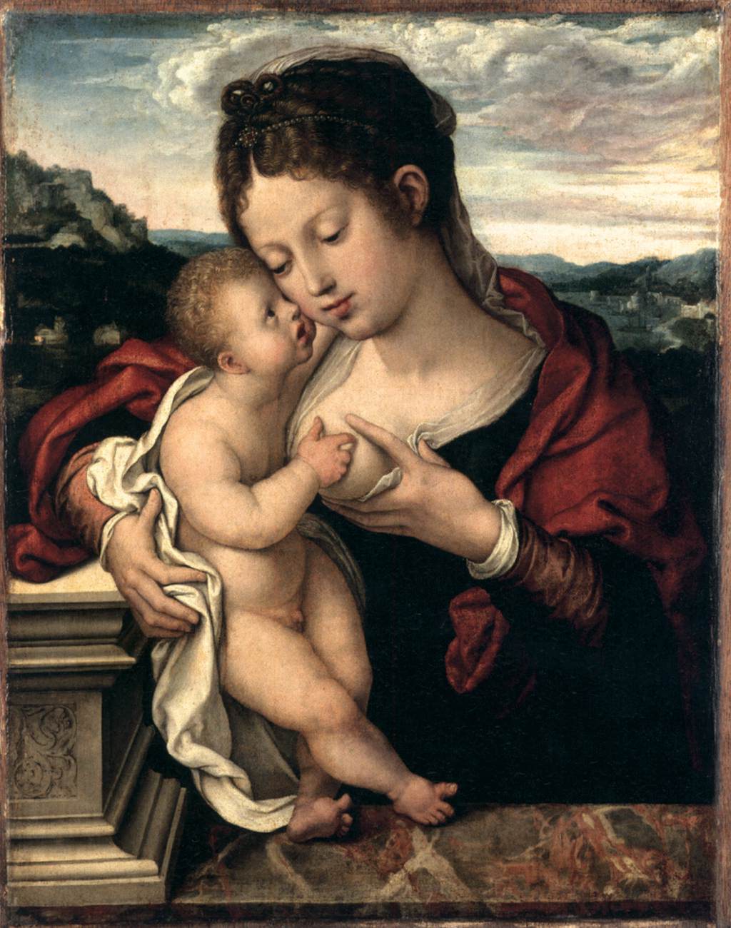 Virgin and Child by ORLEY, Bernaert van