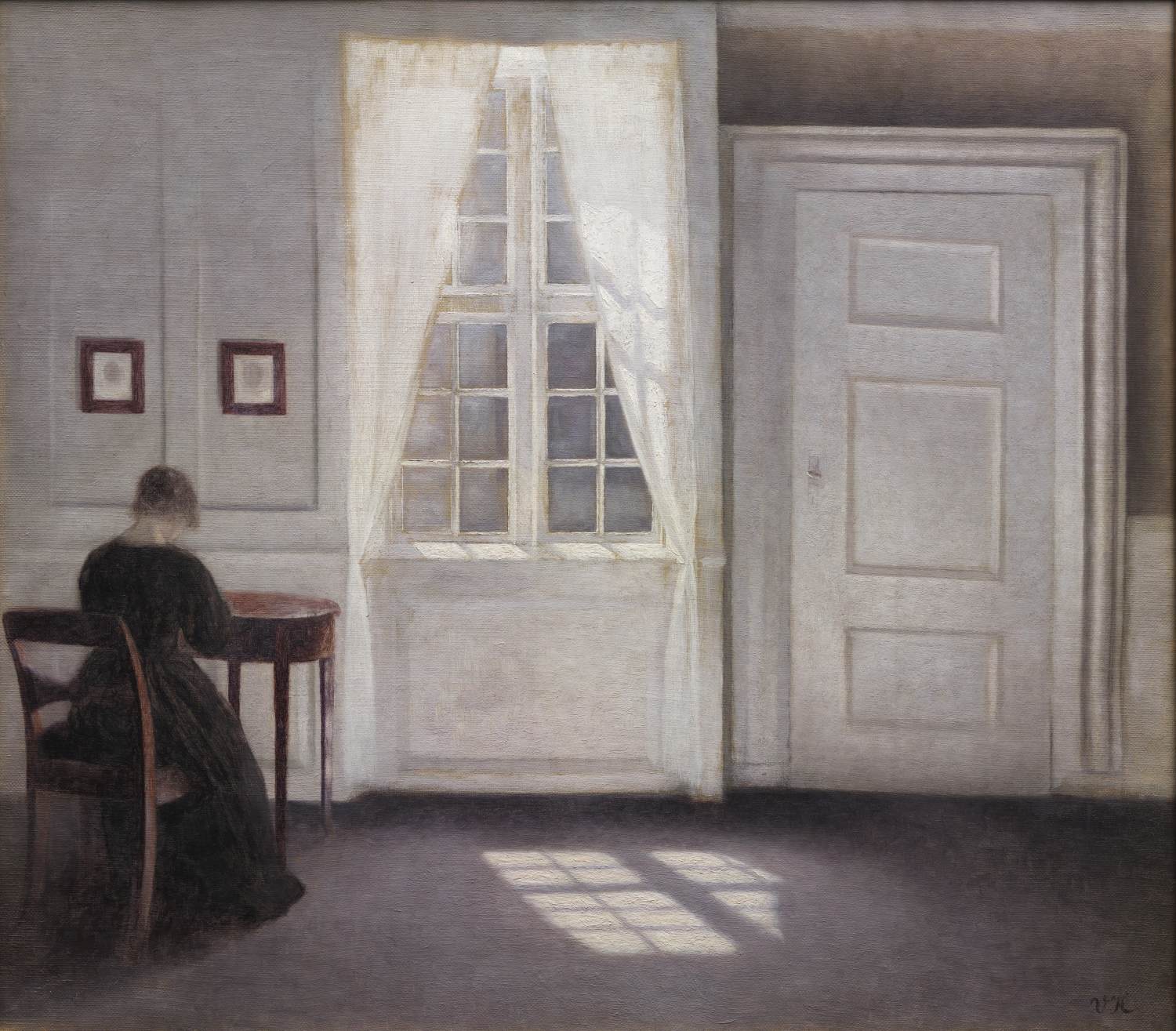 Interior in Strandgade, Sunlight on the Floor by HAMMERSHØI, Vilhelm