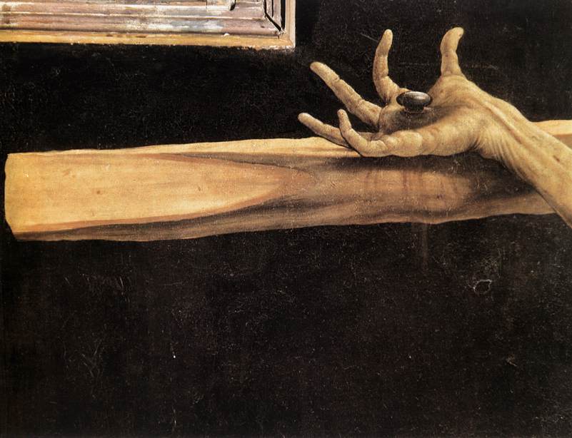 The Crucifixion (detail) by GRÜNEWALD, Matthias