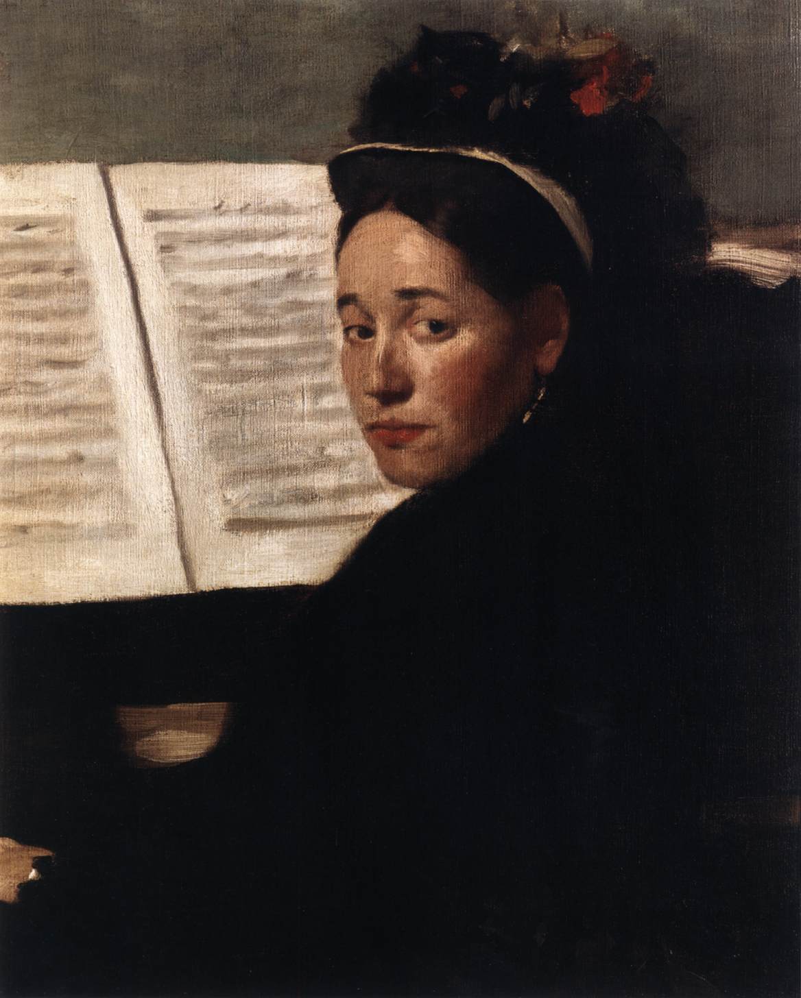 Mademoiselle Dihau at the Piano by DEGAS, Edgar