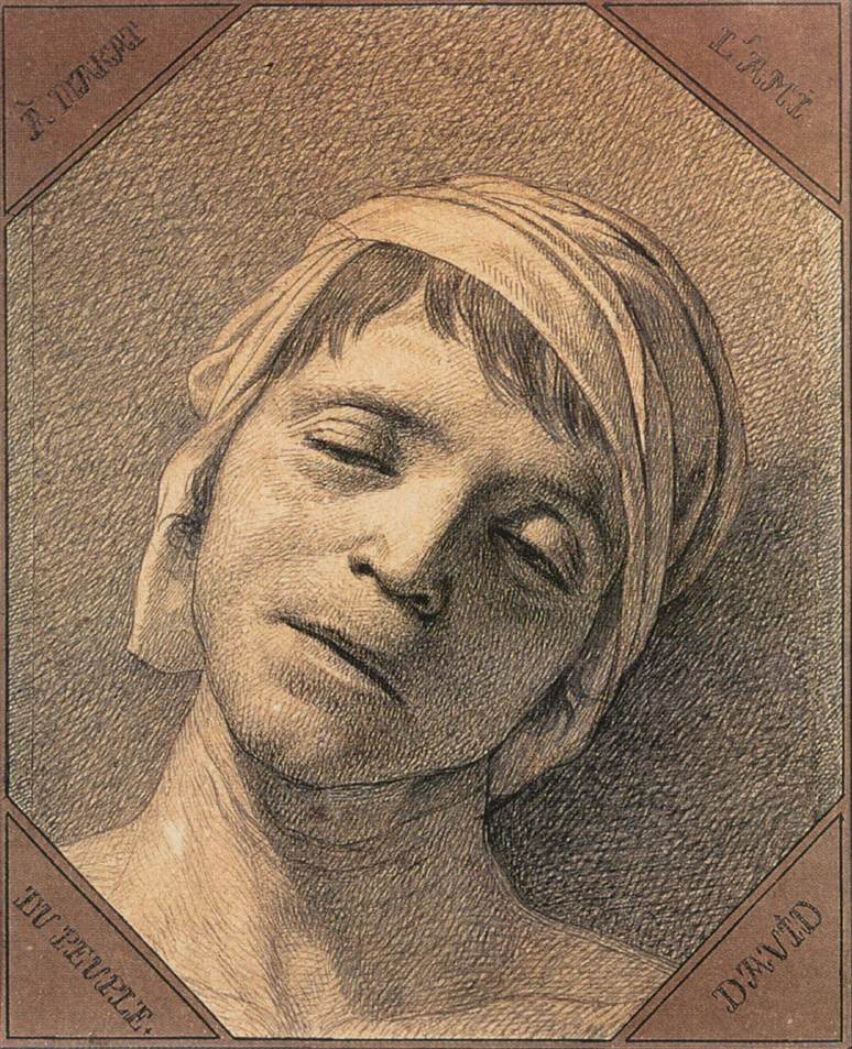 Head of the Dead Marat by