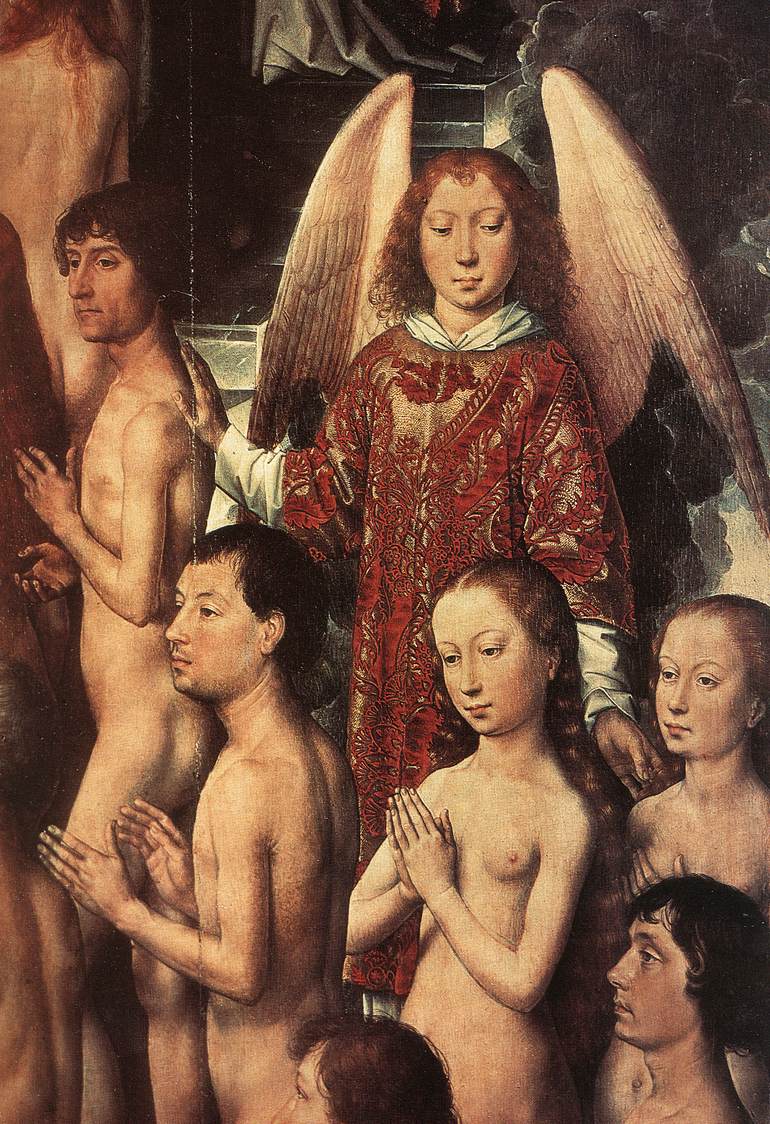 Last Judgment Triptych (detail) by MEMLING, Hans