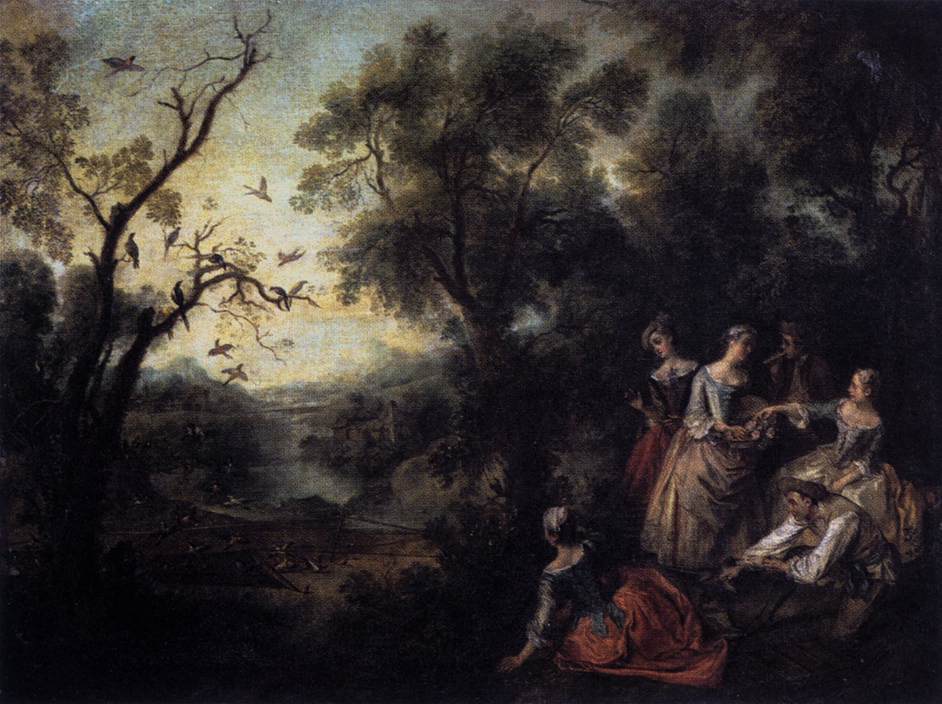 Spring by LANCRET, Nicolas