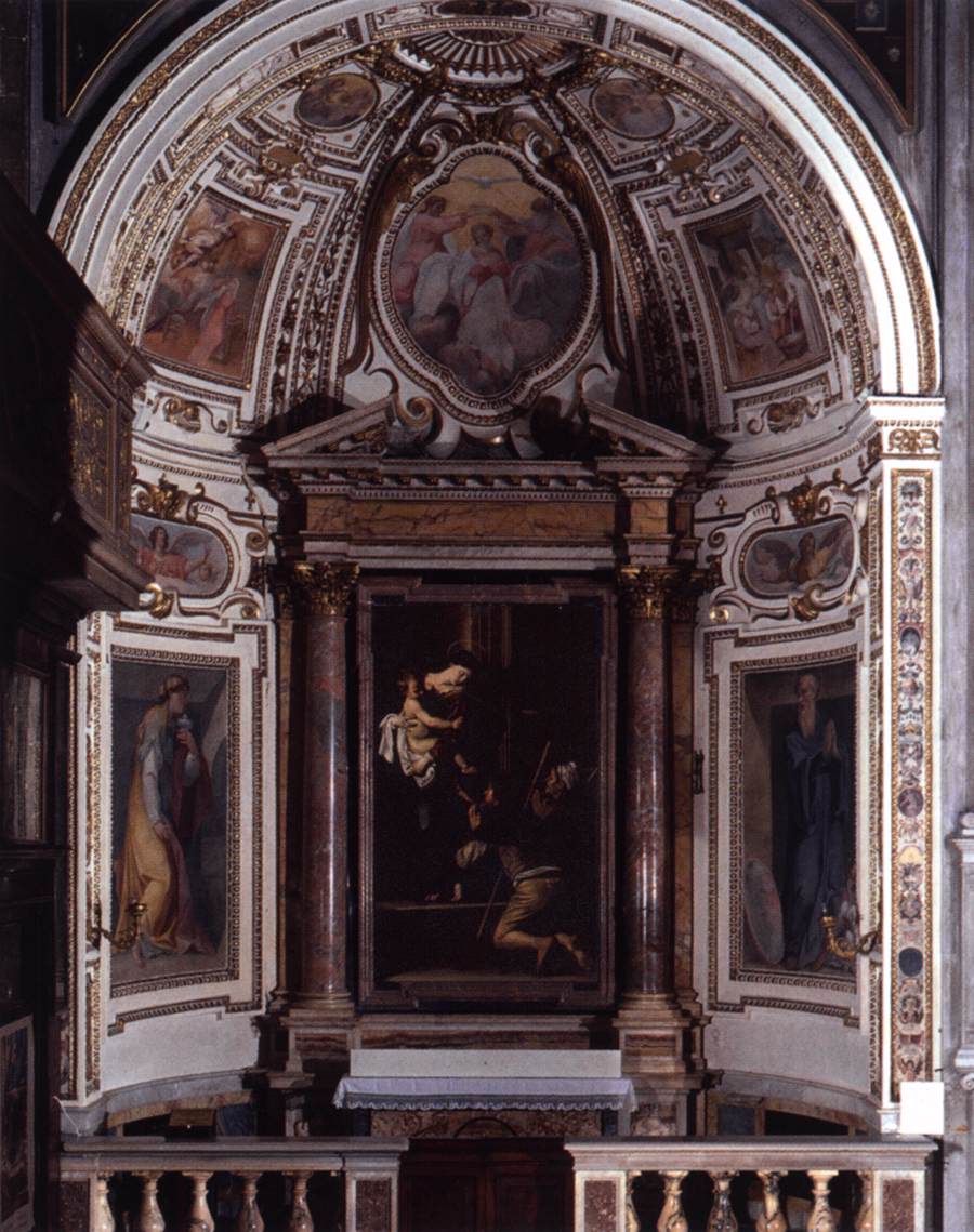 Interior view of the Cappella Cavaletti by CARAVAGGIO