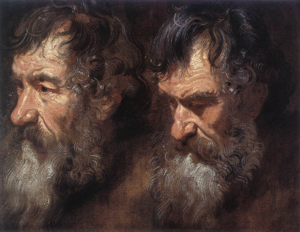 Studies of a Man's Head by DYCK, Sir Anthony van