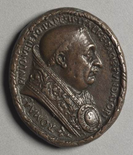 Medal of Pope Paul II (obverse) by CRISTOFORO DI GEREMIA