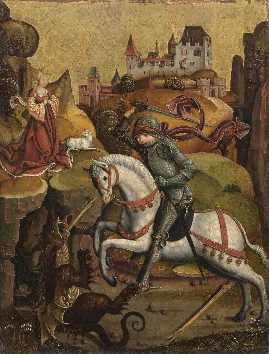 St George and the Dragon by