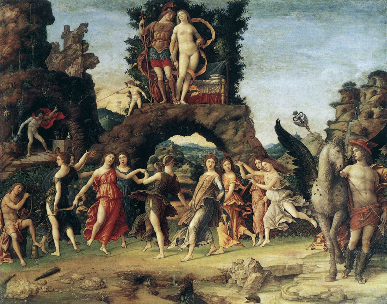 Parnassus by MANTEGNA, Andrea