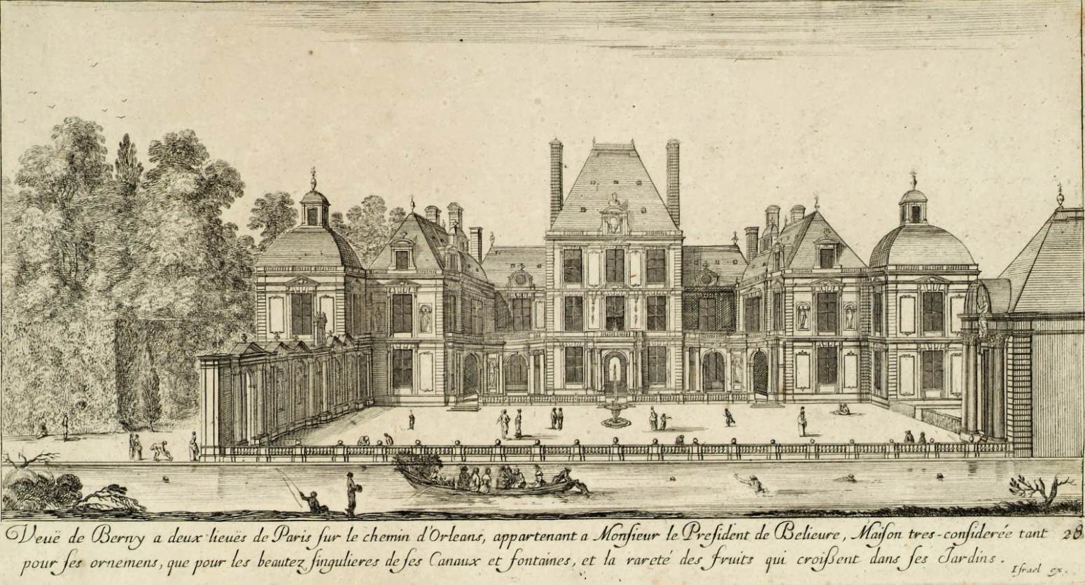 Château de Berny by MANSART, François