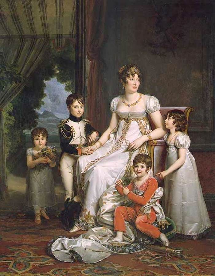 Caroline Bonaparte, Queen of Naples, and Her Children by