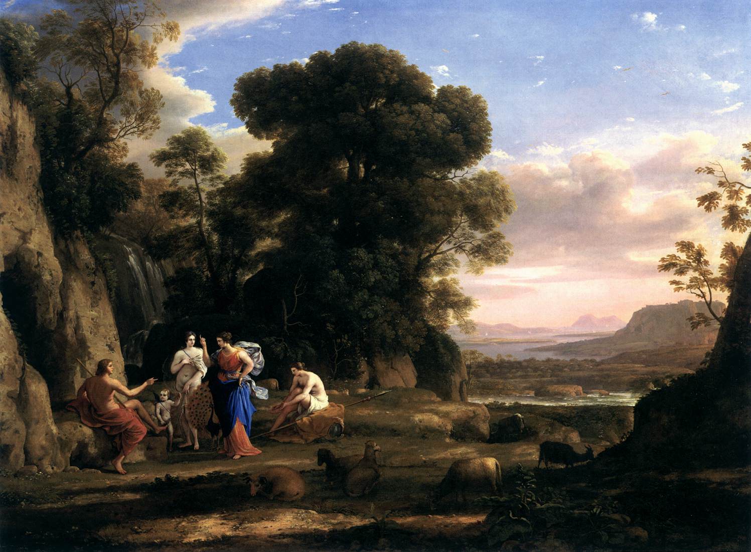 The Judgment of Paris by CLAUDE LORRAIN