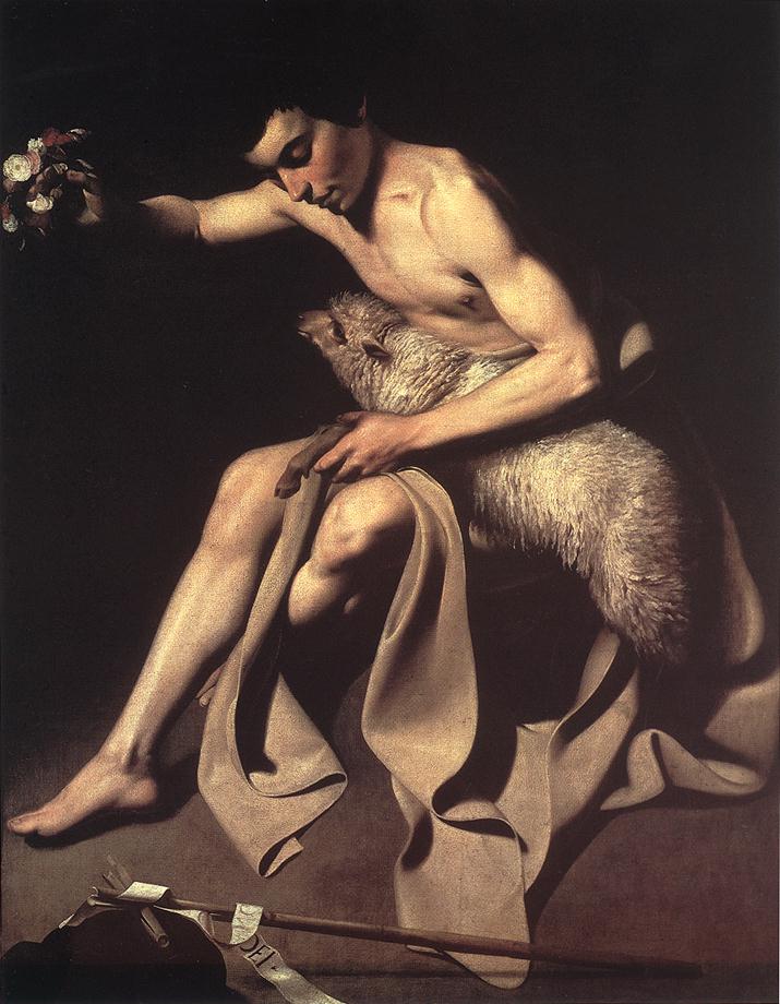 St John the Baptist by CARAVAGGIO