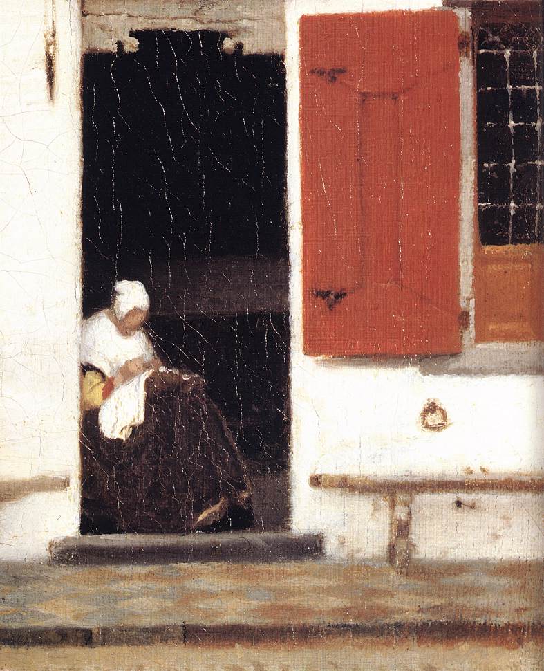 The Little Street (detail) by VERMEER, Johannes