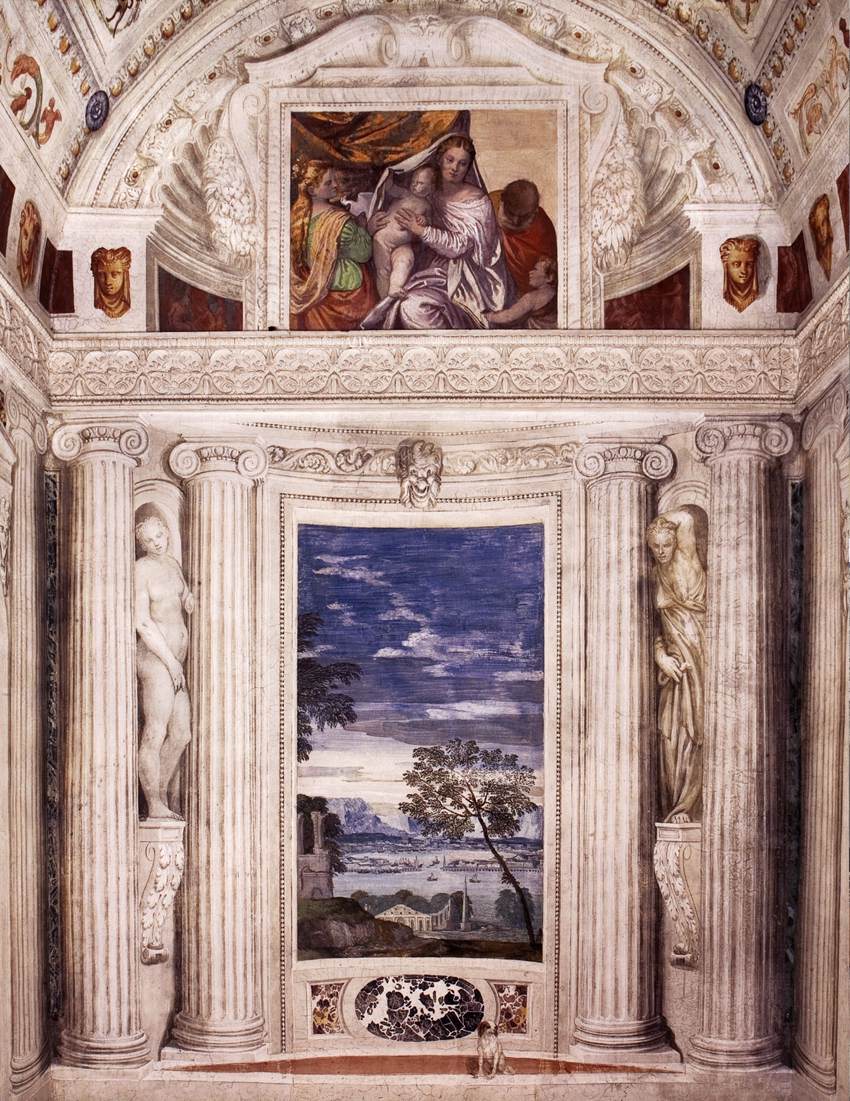 End wall of the Stanza del Cane by VERONESE, Paolo