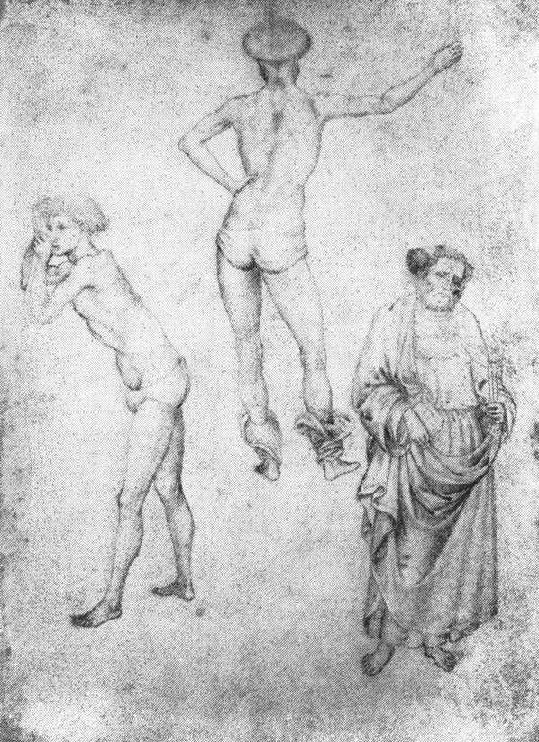 Nude Men and St Peter by