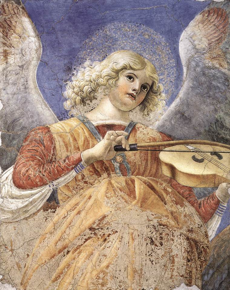 Music-making Angel by MELOZZO DA FORLI