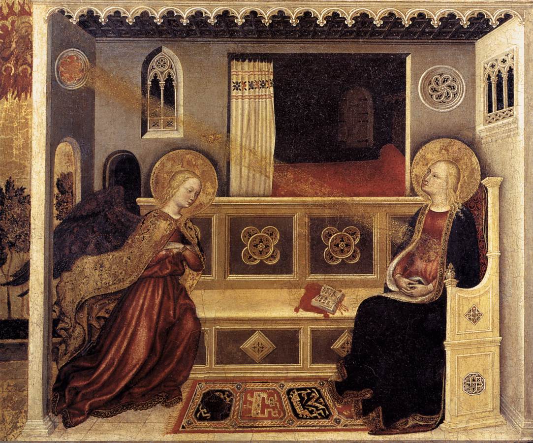 Annunciation by GENTILE DA FABRIANO