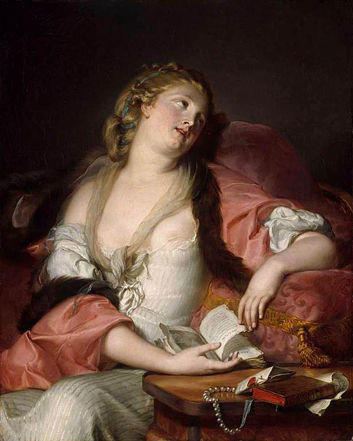 Lady Reading the Letters of Heloise and Abélard by BERNARD D'AGESCI