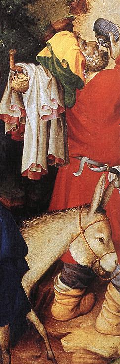 The Flight into Egypt (detail) by BROEDERLAM, Melchior