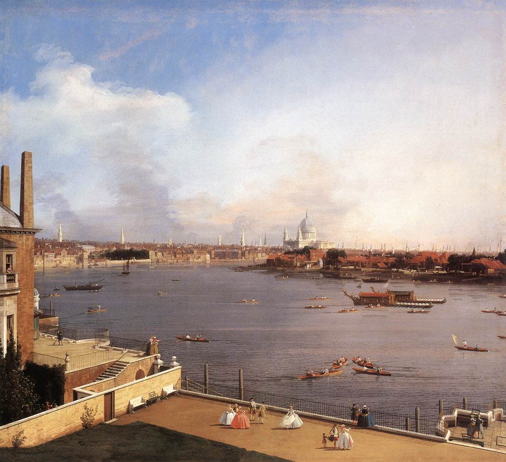 London: The Thames and the City of London from Richmond House by