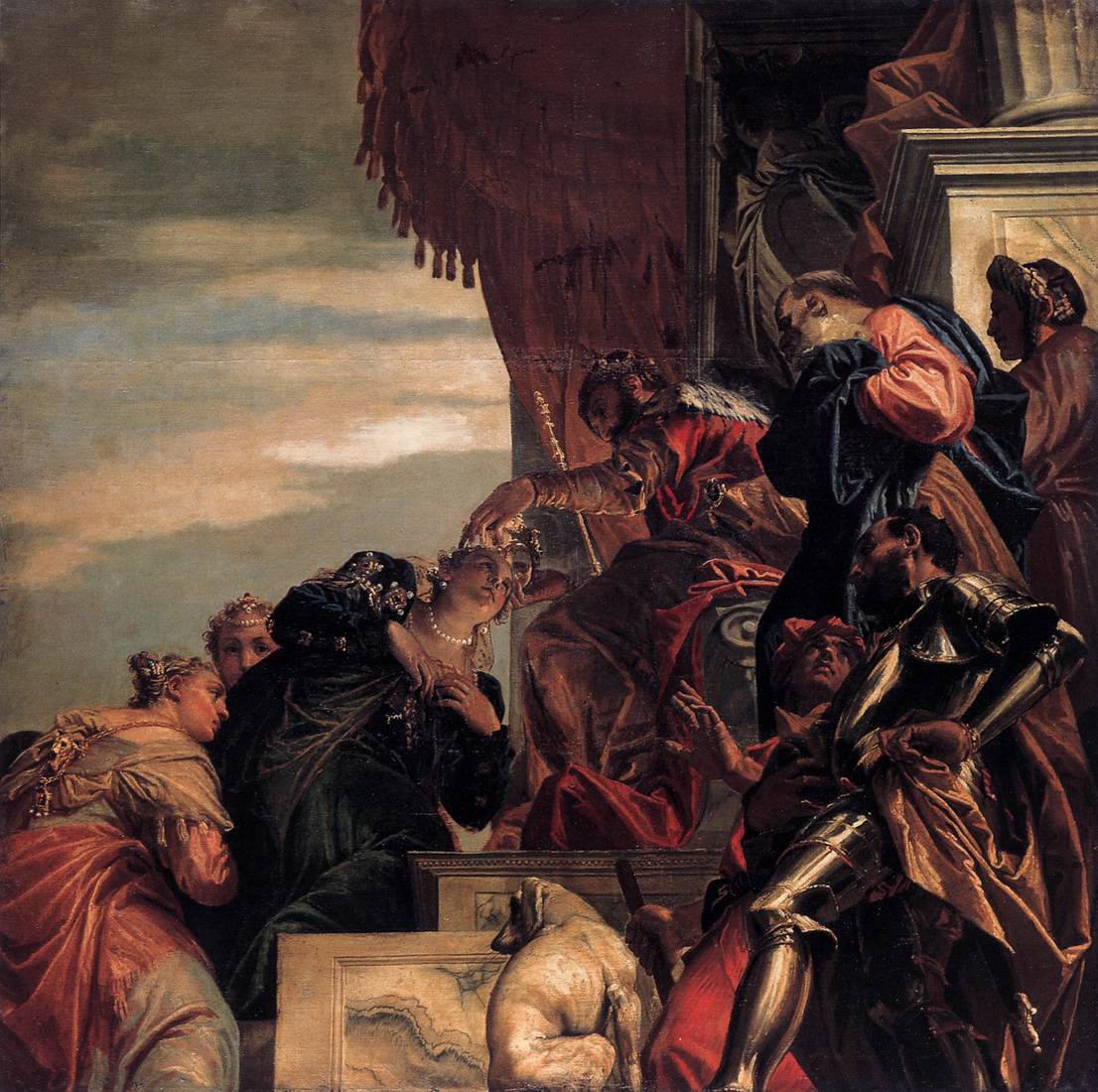 Esther Crowned by Ahasuerus by VERONESE, Paolo