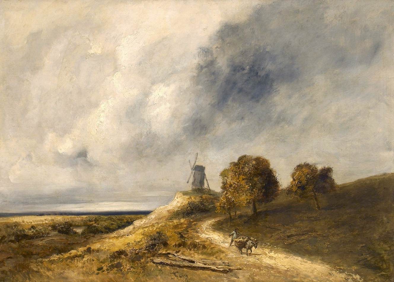 Mill in a Landscape by MICHEL, Georges