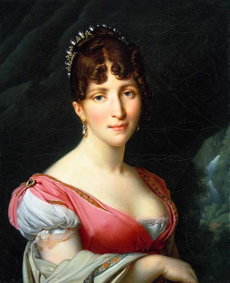 Portrait of Queen Hortense by GIRODET DE ROUCY-TRIOSON, Anne-Louis