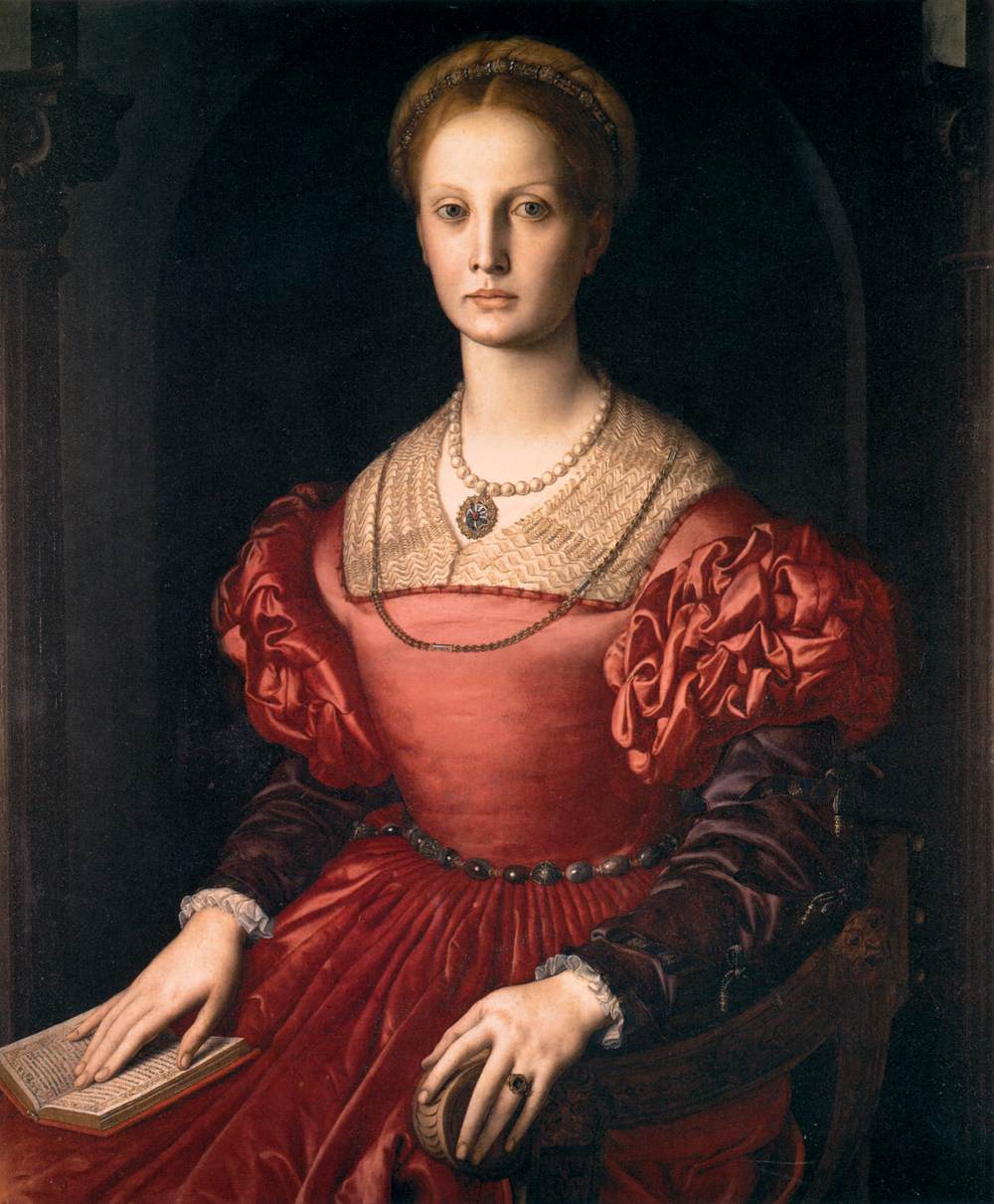 Portrait of Lucrezia Panciatichi by BRONZINO, Agnolo