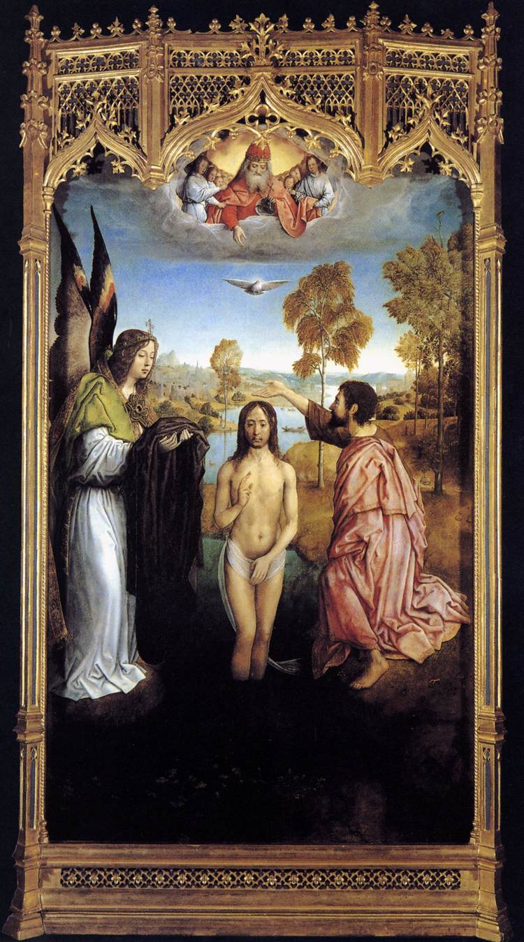 The Baptism of Christ by JUAN DE FLANDES