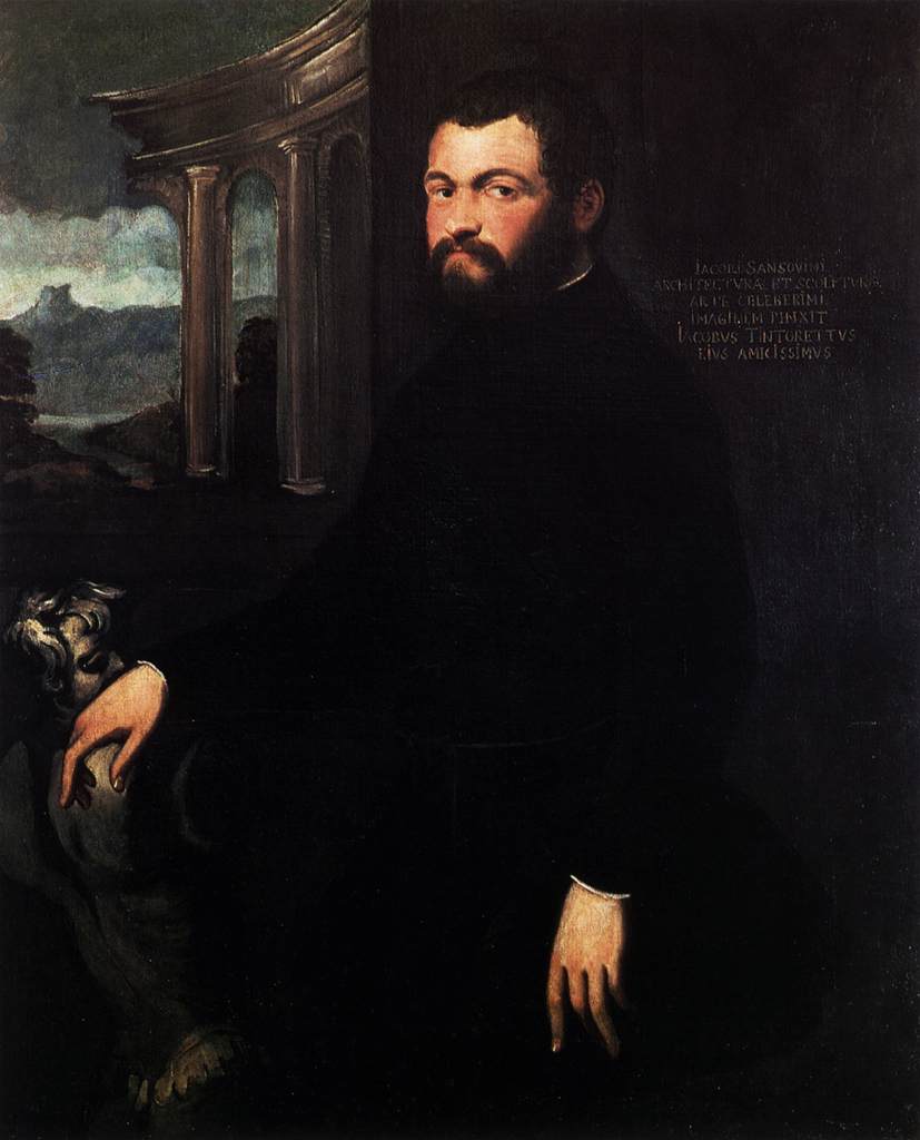 Portrait of Jacopo Sansovino by TINTORETTO