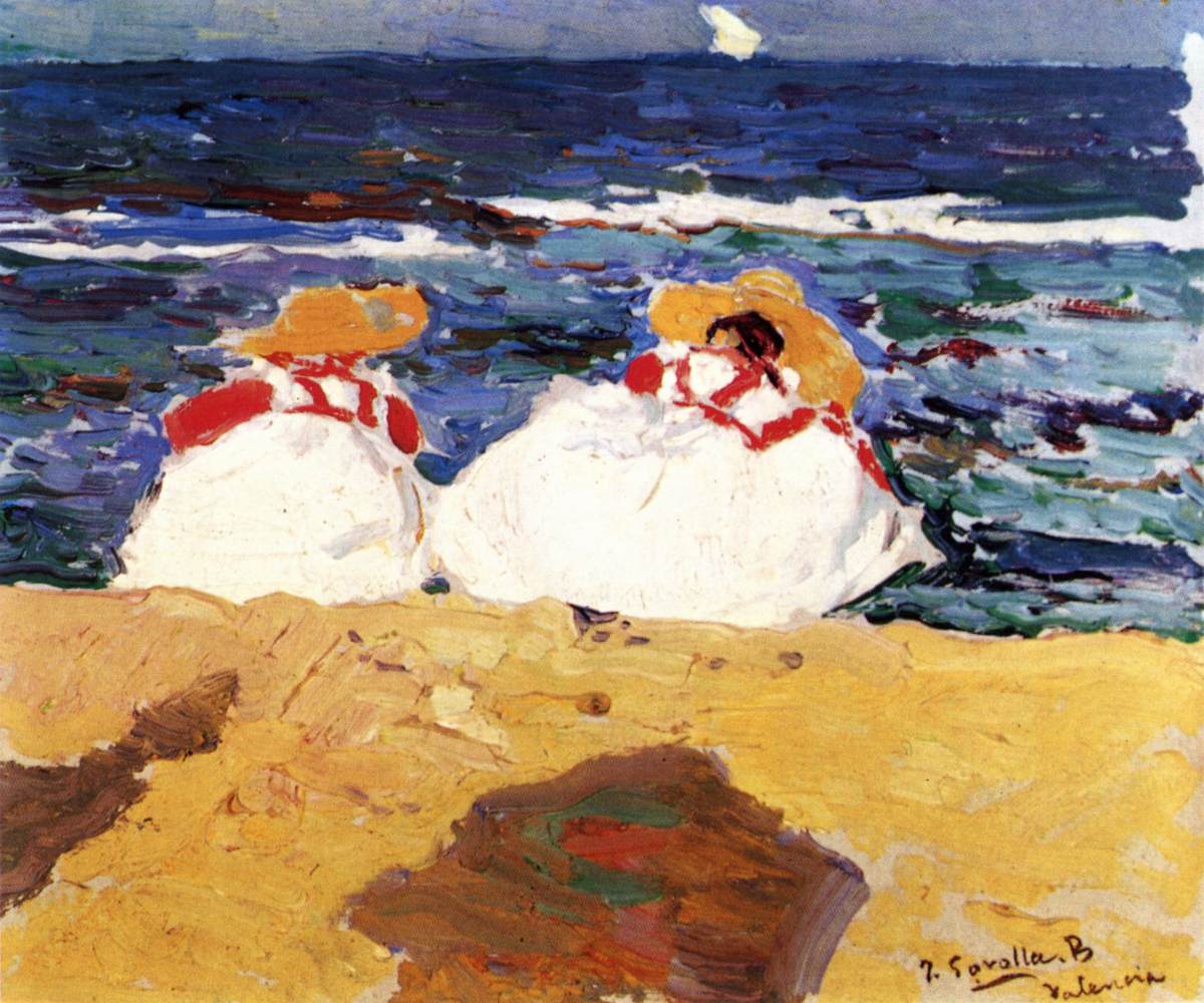 The Beach at Valencia by SOROLLA Y BASTIDA, Joaquín