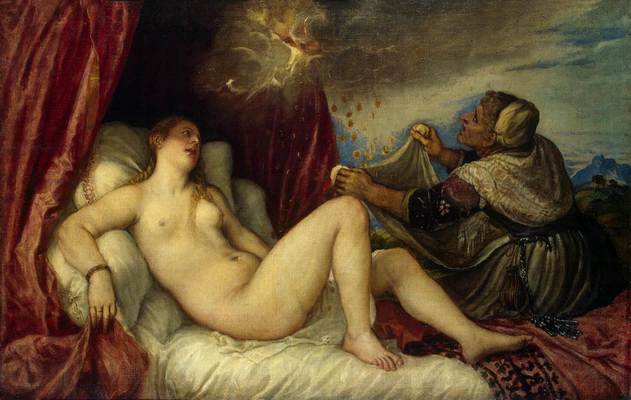 Danaë by TIZIANO Vecellio