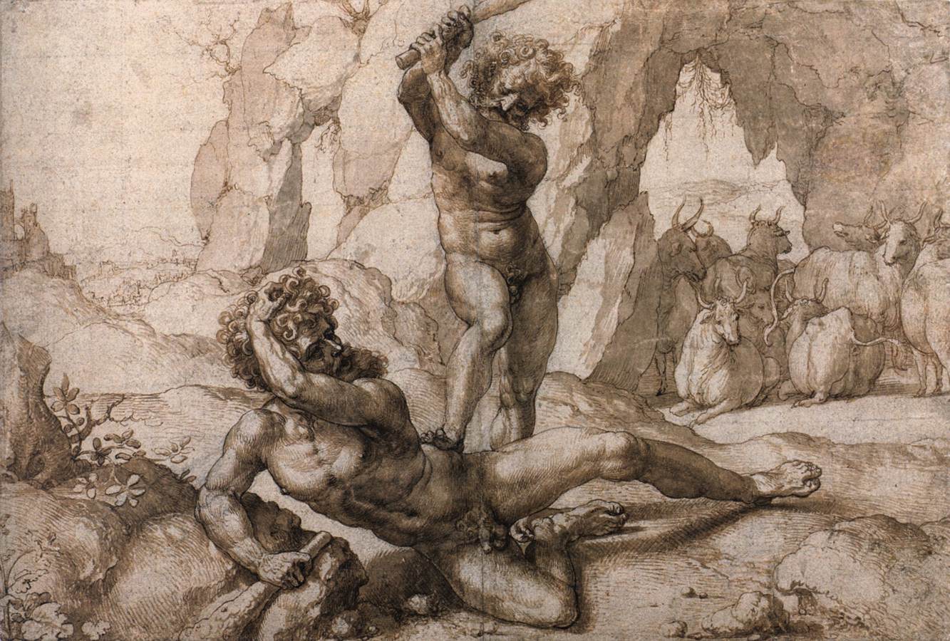 Hercules Killing Cacus by GOSSART, Jan